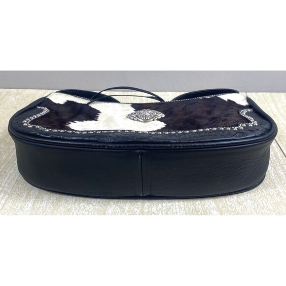 American West Womens Cow Town Hobo Pony Hair-On Leather Handbag Bag OS - Picture 4 of 10